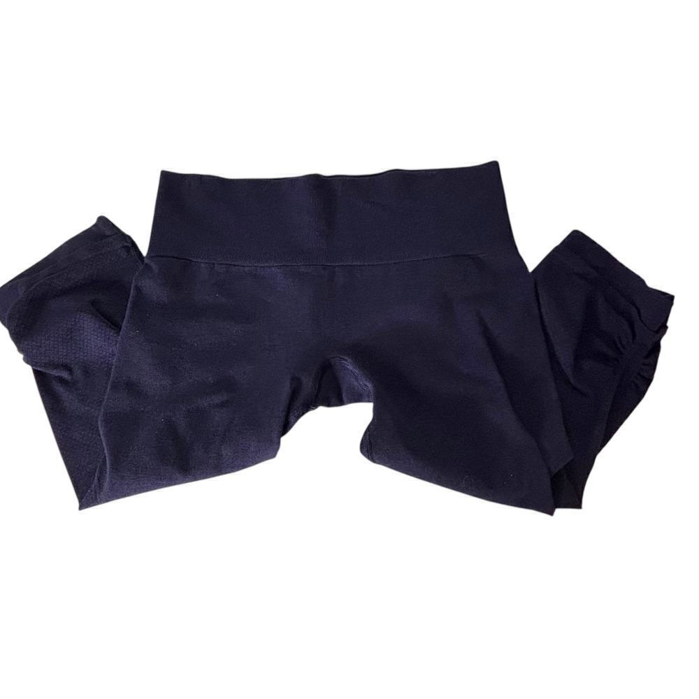Lululemon In The Flow Crop II Deep Navy Blue Size 6 - Picture 4 of 6